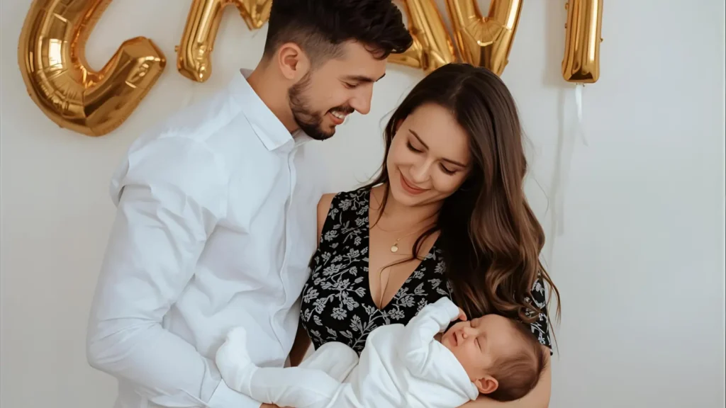 Anniversary Captions with Baby