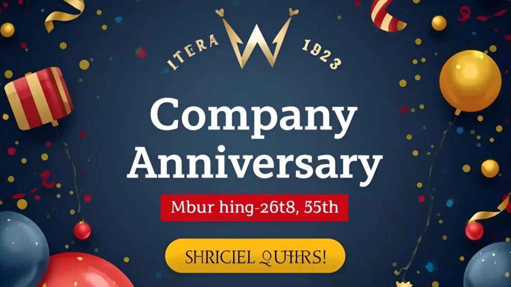 Company Anniversary Instagram Captions