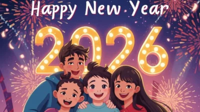 New Year Captions for Family 2026