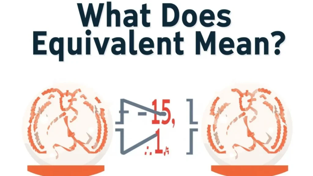 What Does Equivalent Mean