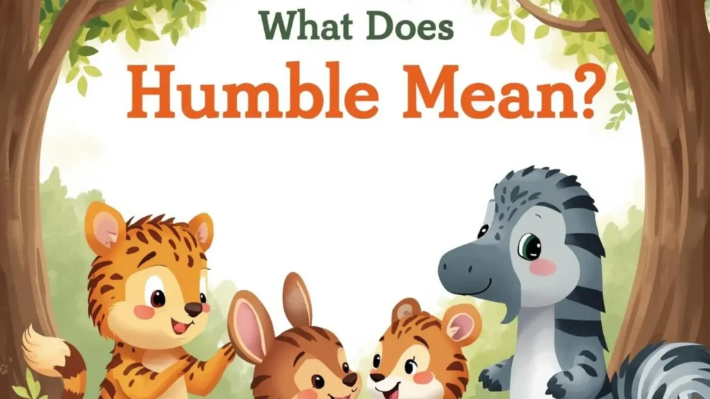 What Does Humble Mean