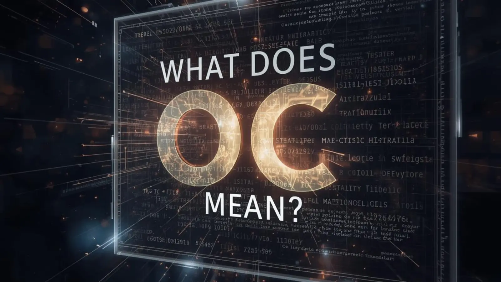 What Does OC Mean? Full Meaning & Examples 2026