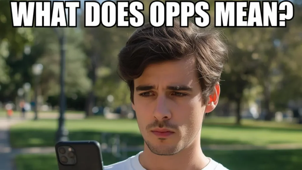 What Does Opps Mean