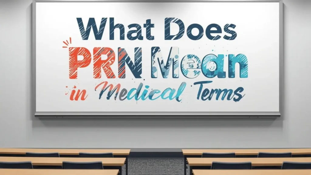 What Does PRN Mean in Medical Terms