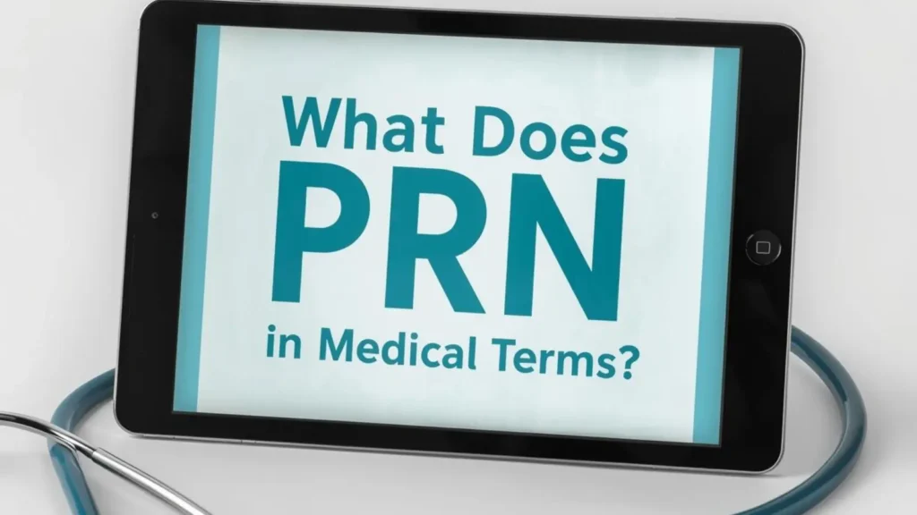 What Does PRN Mean in Medical Terms