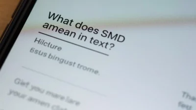 What Does SMD Mean in Text