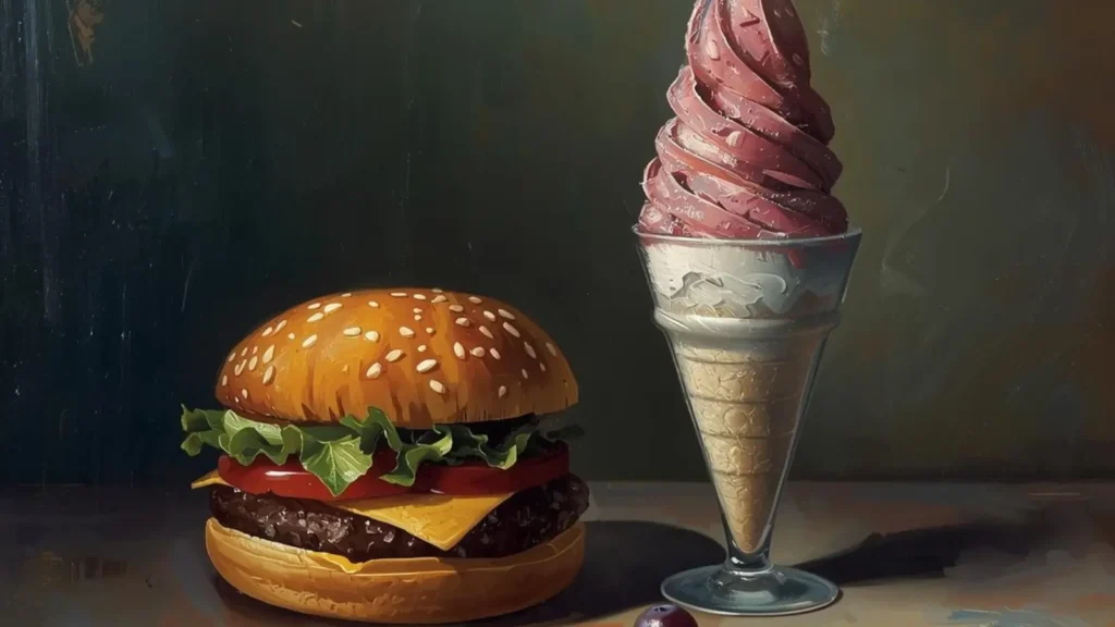 What Does a Burger and a Grape Snow Cone Mean