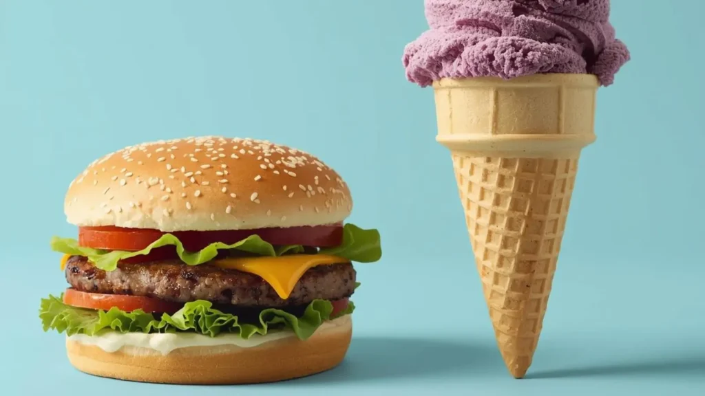 What Does a Burger and a Grape Snow Cone Mean