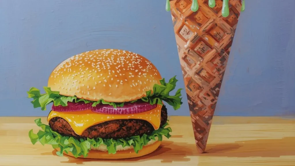 What Does a Burger and a Grape Snow Cone Mean